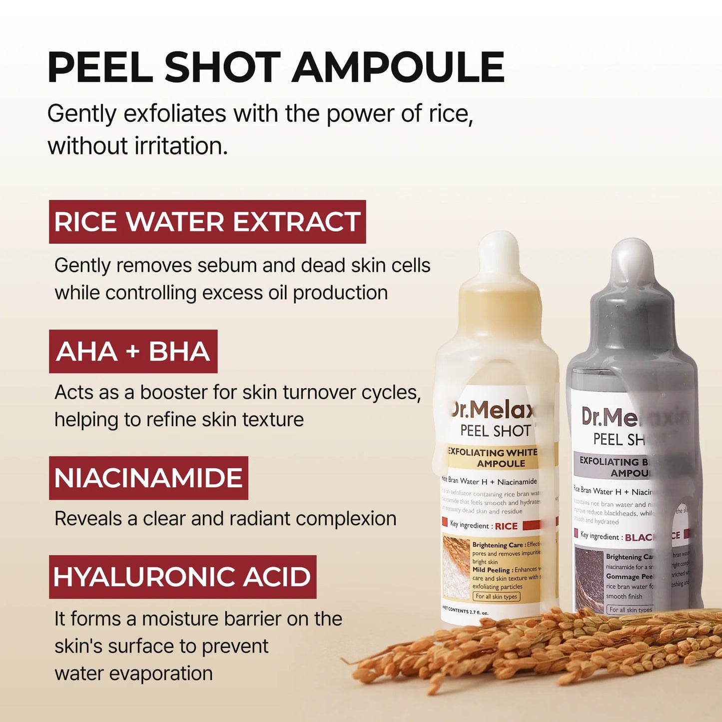 Dr. Melaxin Rice Peel Serum™