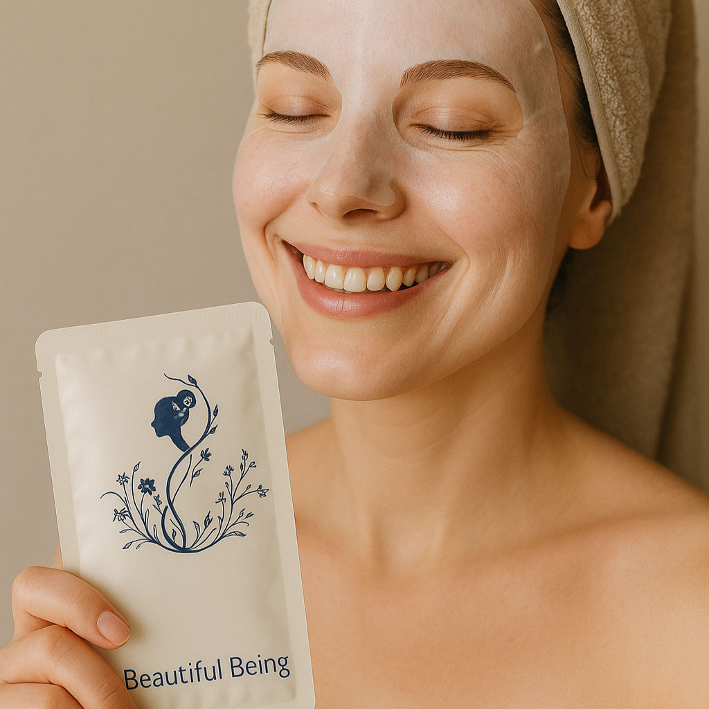 Beautiful Being Refined Deep Cleansing Collagen Mask 2.0 - 4-Pack