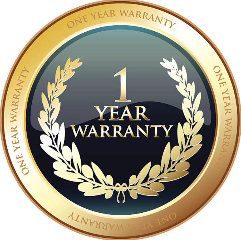 1 Year Warranty
