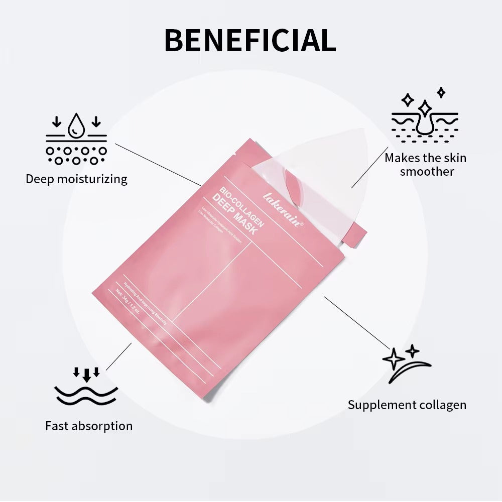 Beautiful Being Refined Deep Cleansing Collagen Mask 2.0 - 4-Pack
