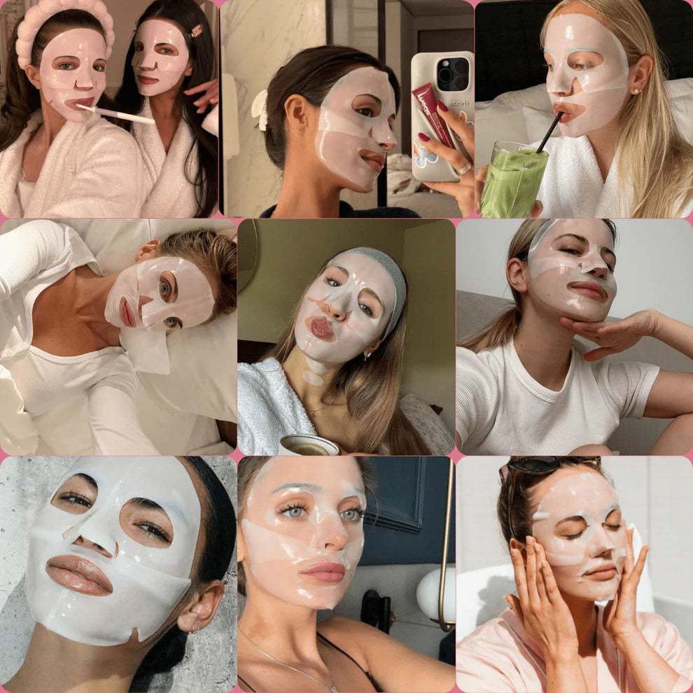 Beautiful Being Refined Deep Cleansing Collagen Mask 2.0 - 4-Pack