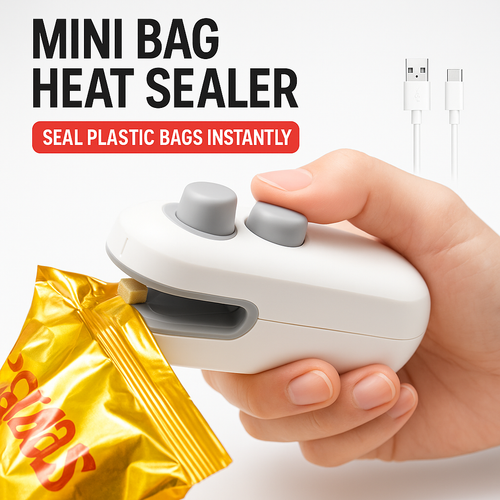 Seal Every Snack in 3 Seconds — Keep Food Fresh, Save Money, and Stay Sane.