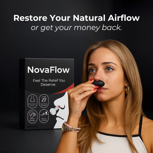 NovaFlow™ — Finally, Breathe Clear. Sleep Deep. Live Free.